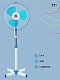 Вентилятор напольный VGF-01 Blue, 40 Вт, 3 режима, 90º поворот, синий VKL electric (4)