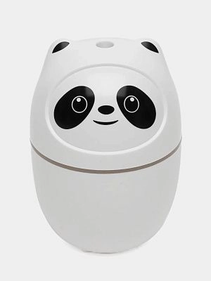 Увлажнитель воздуха VKL-AD-101 "Панда" портативный, с подсветкой канта, белый (220 мл, питание от USB), фильтр в комплекте 2шт, Включай