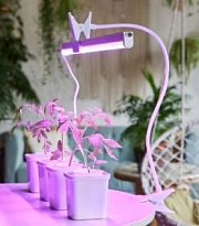 Держатель - кронштейн на прищепке с гибкой ножкой UFP-M04D-600 WHITE POLYBAG, регулировка поворота 360°, высота 60см ФитоЛето