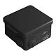 Коробка распаячная 85*85*50 для о/п IP54 030-031Ч ЧЕРНАЯ VKL electric