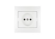 Розетка б/з белый СП 16А, 250В, керамика TANGO