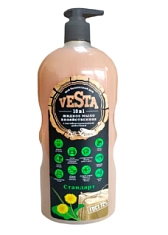 Хозяйственное мыло жидкое "VESTA", 72%, 1л с дозатором (1/16)