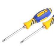 Отвертка комбинированная, двухкомпонентная рукоятка, двухсторонний стержень (120 мм) (PH2, SL 6 мм) REXANT