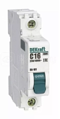 Автоматический выключатель ВА-101 1Р 16А 4.5кА х-ка С DEKraft