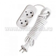 Удлинитель 2*7 ПВС 10А б/з (Е-202) Универсал