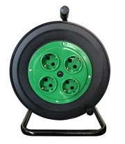 Катушка пластиковая на металлической стойке 4-х местн. с/з 250мм УХз-16-4-хх-К БелСвет