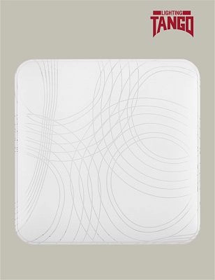 Светильник LED настенно-потолочный "АВРОРА" 30Вт НБП-Р-2 6500К КВАДРАТ (370*370*78мм, основание 350мм) TANGO РОССИЯ ЦВЕТНАЯ УПАКОВКА