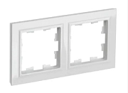 Рамка 2-мест. бел. BRITE (РУ-2-БрБ) ИЭК