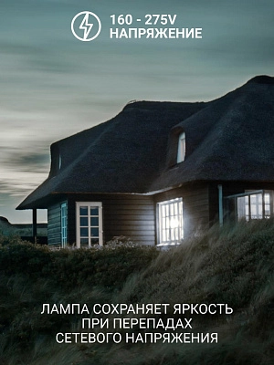 Лампа светодиодная 25W E27 A80 4000K 220V (LED PREMIUM А80-25W-E27-W) Включай