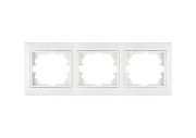 Рамка 3-х местная горизонтальная белый СП TANGO