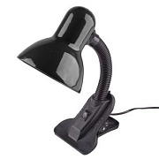 Светильник настольный на прищепке (DL-2- 60W-E27) черный  Включай