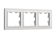 Рамка 3-мест. бел. BRITE (РУ-3-БрБ) ИЭК