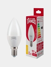 Лампа светодиодная 11W E14 свеча 3000K 220V (TANGO LED C37-11W-E14-N) TANGO (5/10/100)