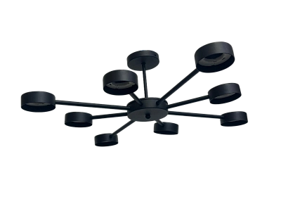 Люстра TNG-8GX53-B-2 "НОРДИС", цвет черный TANGO (1/5)