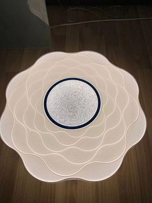 Светильник LED настенно-потолочный "АЗАЛИЯ" 60Вт НББД-RC-Р-1 (390*90мм, основание 350мм) с ИК ДУ TANGO РОССИЯ ЦВЕТНАЯ УПАКОВКА