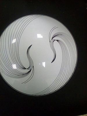 Стекло малированное ф300 гладкое ВЬЮГА