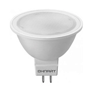 Лампа светодиодная 10W GU5.3 MR16  4000K 750Lm 220V (OLL-MR16-10-230-4K-GU5.3) ОНЛАЙТ