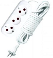 Удлинитель 2*2 ПВС 6А б/з (011М-02) Универсал