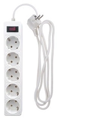 Сет.фильтр 5*1,8м с з/к (белый) TANGO 10А (1/20)