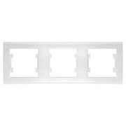 Рамка 3-х местная гор. белый (7947489) Бриллиант