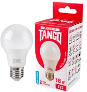 Лампа светодиодная 18W E27 A60 6500K 220V (TANGO LED A60-18W-E27-WW) TANGO РОССИЯ