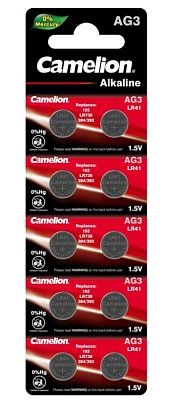 Батарейка для часов G3 BL*10 Camelion Mercury Free 392A/LR41/192 (AG3-BP10(0%Hg)