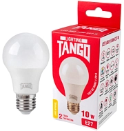 Лампа светодиодная 10W E27 A60 3000K 220V (TANGO LED А60-10W-E27-N) TANGO РОССИЯ