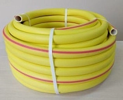 Шланг поливочный Резиновый (ТЭП) Soft Touch армированный, 3/4", 25 м, желтый, давление 7-15 бар. В приДАЧУ (1 бухта 25м)