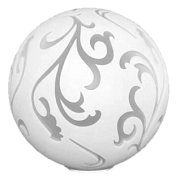 Плафон "Полушарик" б/с краш. "АЗАЗЕЛЬ" белый Е27 (ГС-527)