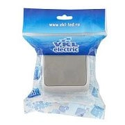 Выключатель 1кл серый ОП 10А, IP54 VKL electric (1/10/120)
