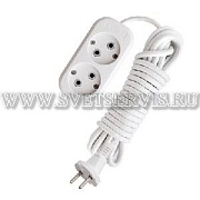 Удлинитель 2*2 ШВВП 6А б/з (У6-011) Универсал (№1)