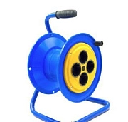 Катушка пластиковая на металлической стойке 4-х местн. б/з 210мм  Москва