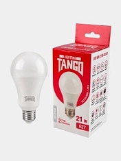 Лампа светодиодная 21W E27 A65 4000K 220V (TANGO LED A65-21W-E27-W) TANGO