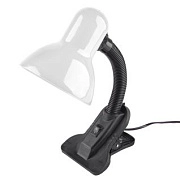 Светильник настольный на прищепке (DL-2- 60W-E27) белый Включай