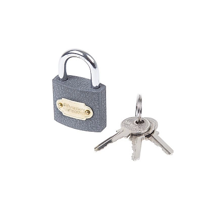 Замок навесной металлический, серия "Чугун" 60 мм Четыре Сезона