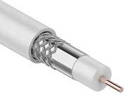 Кабель коаксиальный RG-6/32 (75 Ом, 32%, 0,75мм, CCS/Al/Al, 6,8мм) белый PROCONNECT LIGHT (100м)