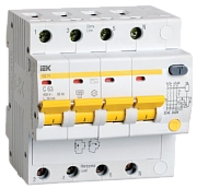 Дифференциальный автоматический выключатель АД 14 4Р 63А 30мА ИЭК KARAT