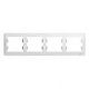 Рамка 4-я горизонтальная белый GLOSSA