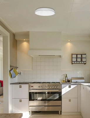 Светильник LED настенно-потолочный "ВИСКИ" 60Вт НББД-RC-P-1 (390*75мм, основание 350мм) с ИК ДУ TANGO РОССИЯ ЦВЕТНАЯ УПАКОВКА