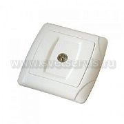 Розетка TV белый 750 Ом Маргарита