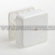 Коробка распаячная для кабель-канала 80*80*25 белая без клемн 65005 Тусо