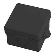 Коробка распаячная 65*65*50 для о/п IP54 030-036Ч ЧЕРНАЯ VKL electric