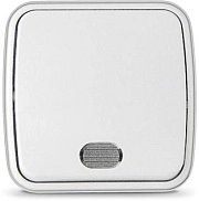 Выключатель 1кл. с подсветкой белый Электра ОП, 10А, 220В СОЮЗ (0019)