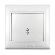 Выключатель 1кл. проходной белый СП, 10А, 220В (С0025) Севиль