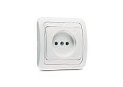 Розетка бел/бел б/з бакелит Mimoza Makel