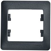 Рамка 1-я антрацит GLOSSA