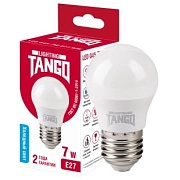 Лампа светодиодная 7W E27 шарик 6500K 220V (TANGO LED G45-7W-E27-WW) TANGO РОССИЯ