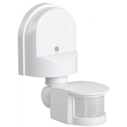 Датчик движения ДД 008 максимальная нагрузка 1100Вт, угол обзора 180°, дальность 12м, IP44, белый ИЭК