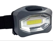 Фонарь налобный KOC-H101-COB, 3W СОВ, 3 режима, (3хААА) Космос