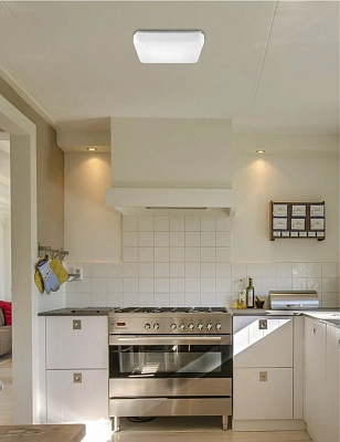 Светильник LED настенно-потолочный "ЗВЕЗДНОЕ НЕБО" 30Вт НБП-Р-2 6500К КВАДРАТ (370*370*78мм, основание 350мм) TANGO РОССИЯ ЦВЕТНАЯ УПАКОВКА